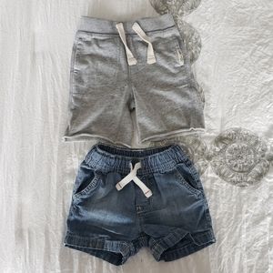 Two pairs of boy shorts. 2t